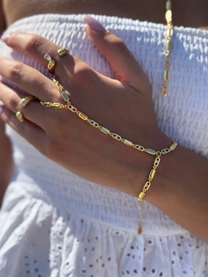 Intense Hand Chain Infinite Links Handchain - The White Jewelry