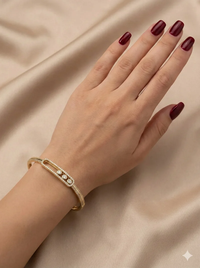 Infinity Bangle - The White Jewelry
